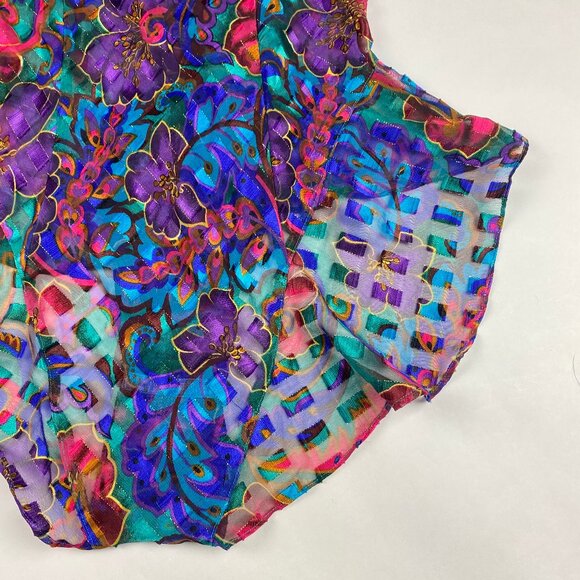 Vintage Victoria’s Secret Ruffled Sheer Teddy Lingerie Bodysuit Size M - Picture 6 of 12